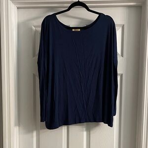 Piko 1988 Navy Long Sleeve Top Small